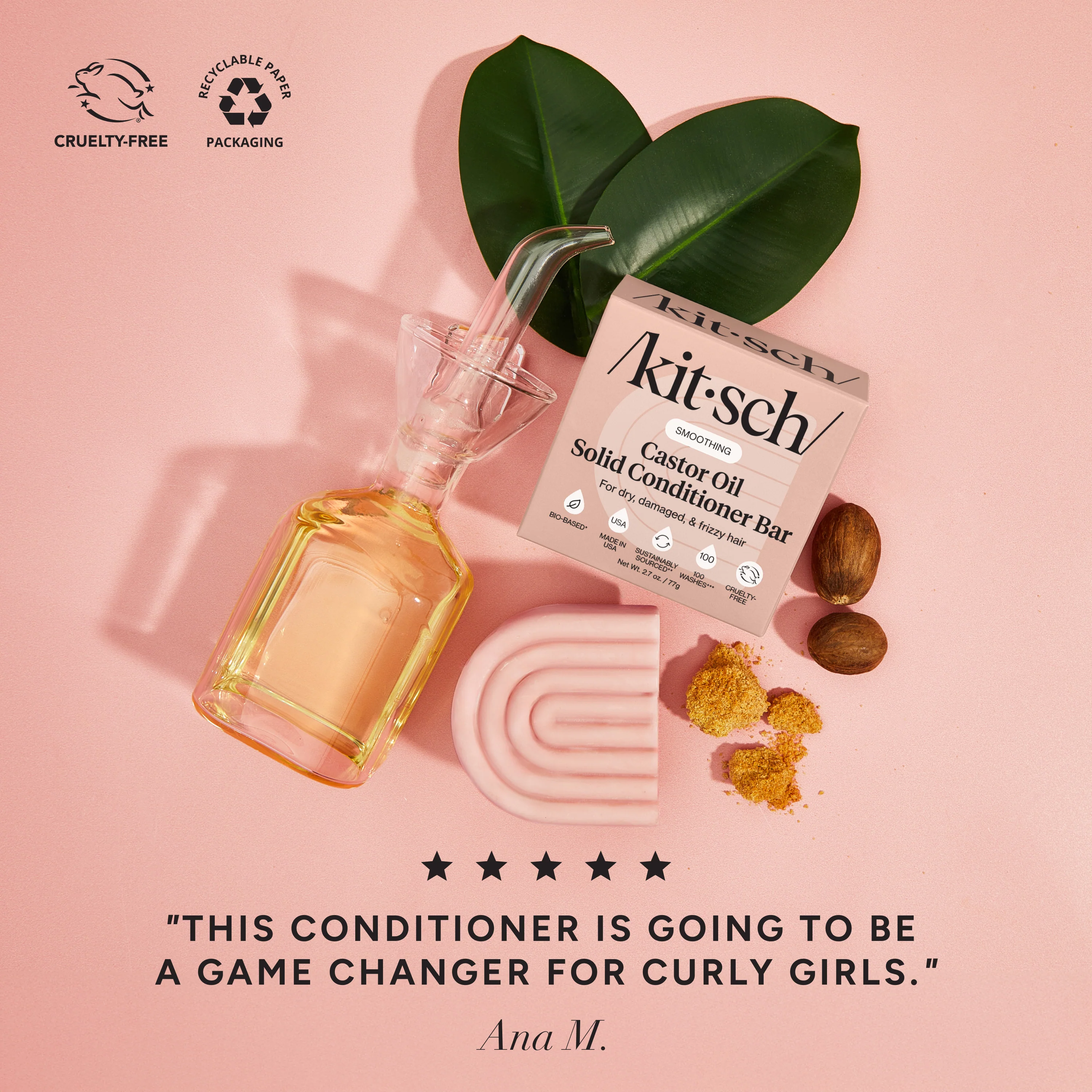 Castor Oil Shampoo & Conditioner Combo + Bar Saver Bags Bundle - Image 3