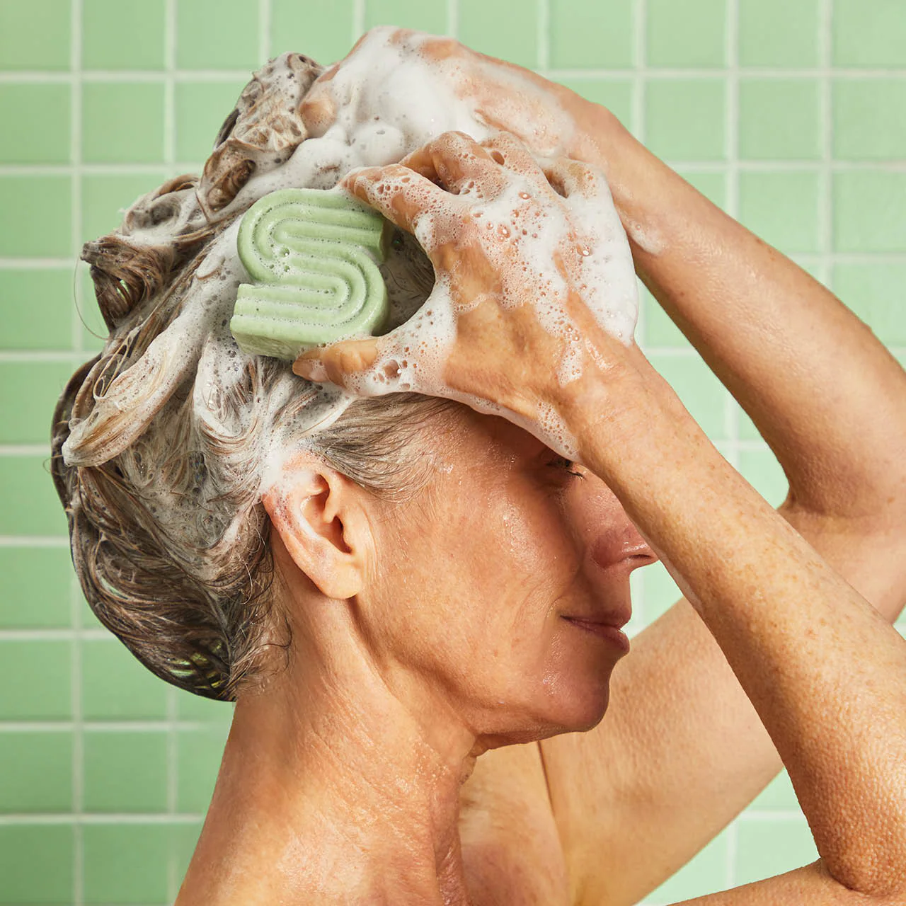 Tea Tree & Mint Clarifying Shampoo & Conditioner Bar Combo - Image 6