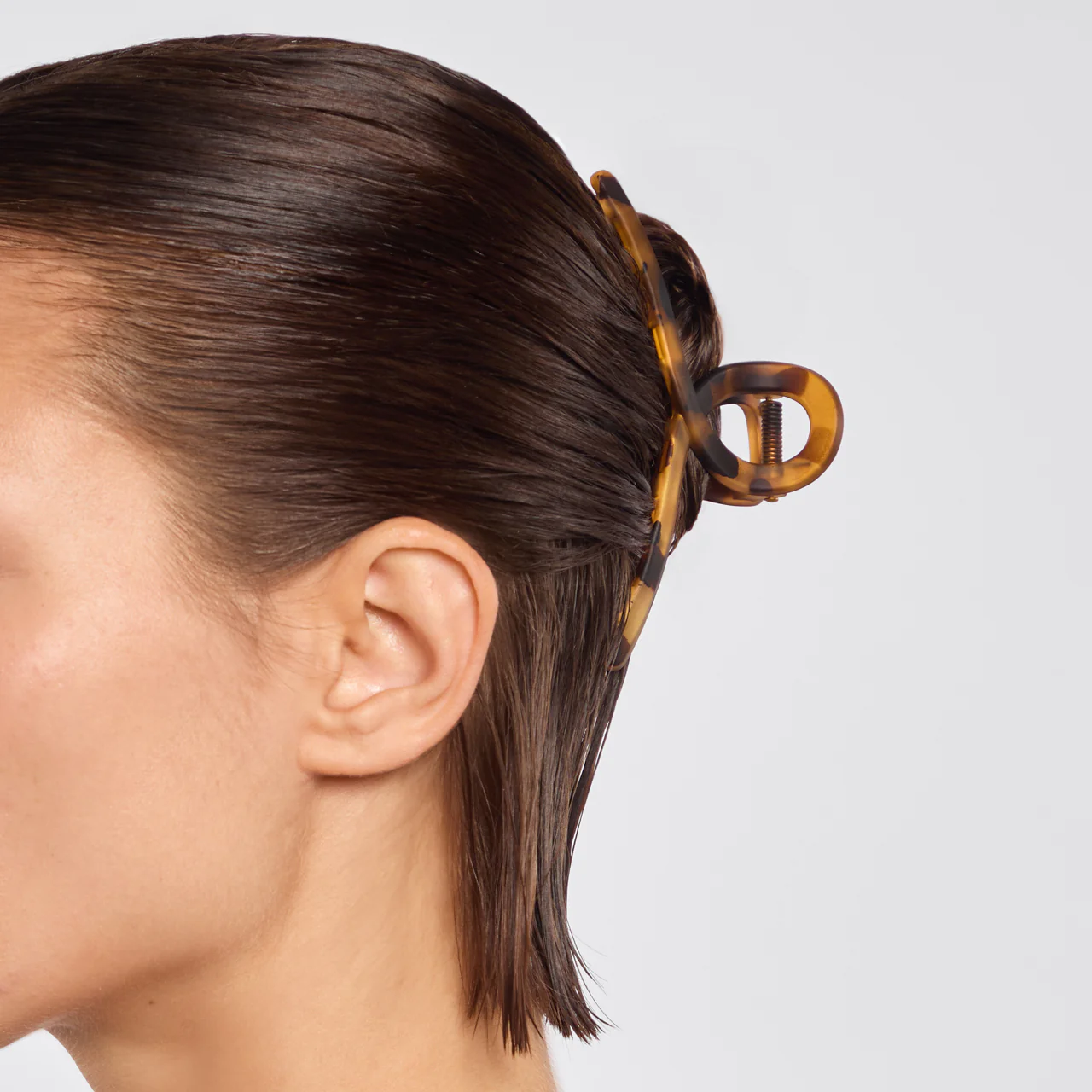 Black & Tort Loop Claw Clips 2pc Set - Large - Image 5